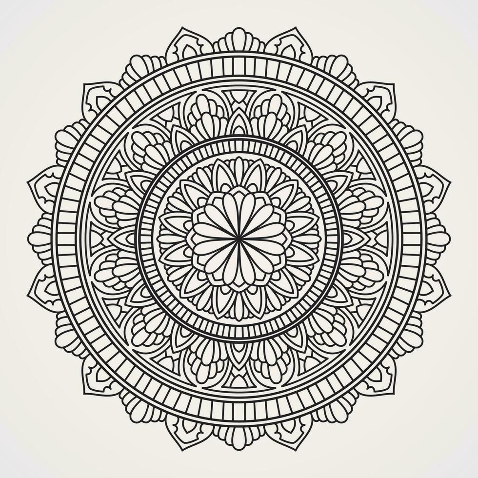 Beautiful and sustainable traditional motif mandalas vector
