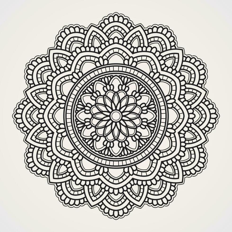 harmony of flowers and beautiful, mutually ornamental forms vector