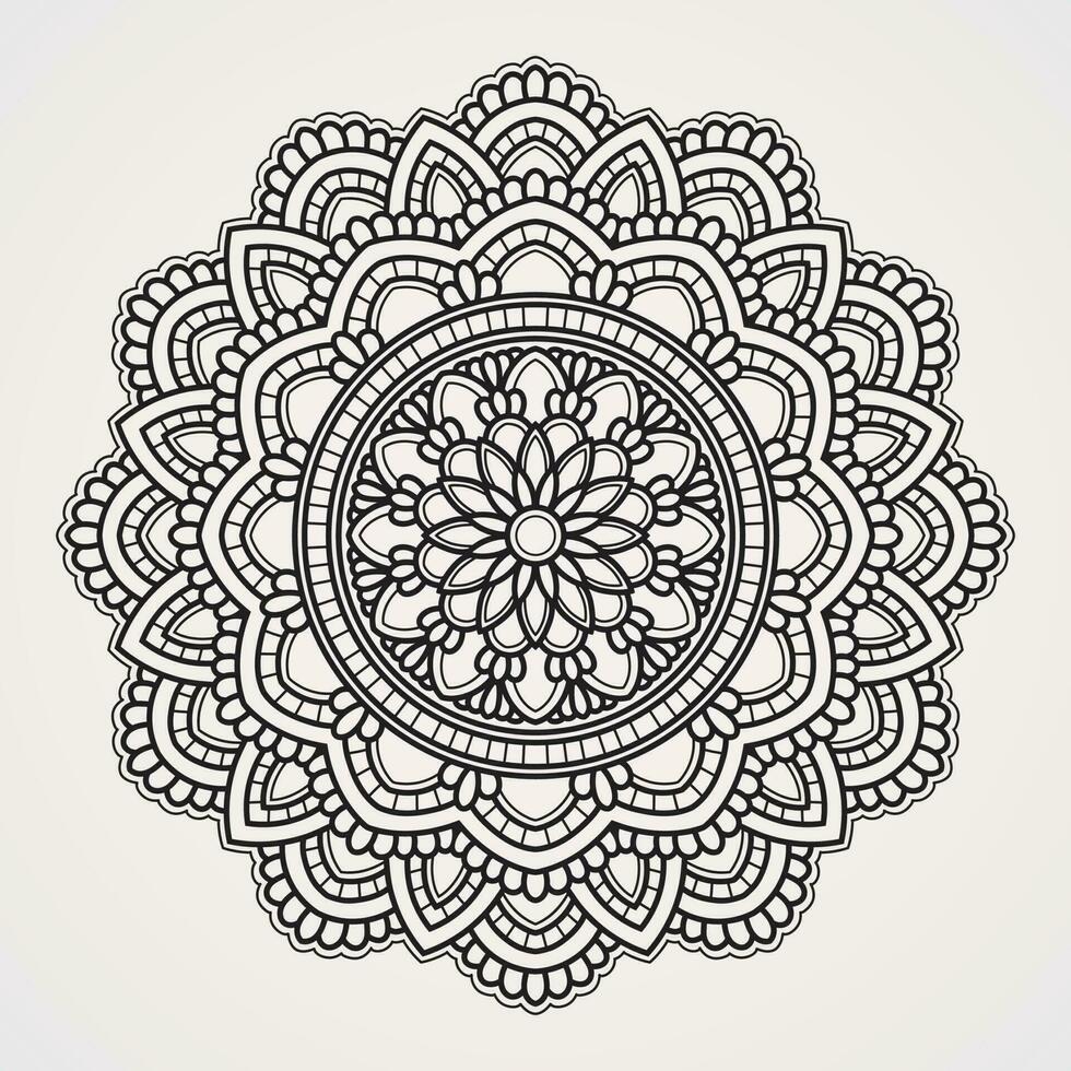 harmony of flowers and beautiful, mutually ornamental forms vector
