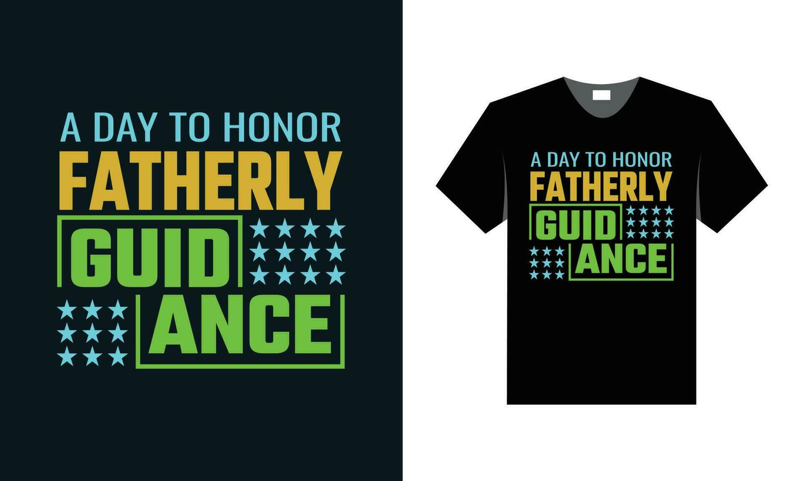 best typography t shirt design for father's day special vector