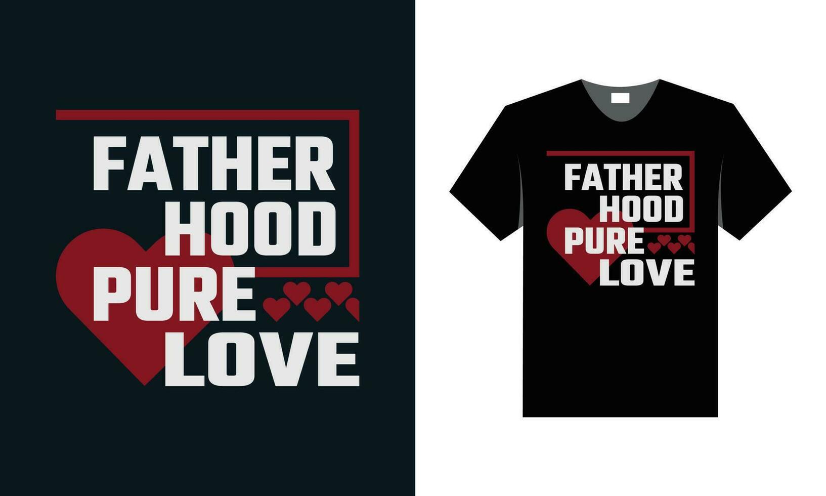 best typography t shirt design for father's day special vector