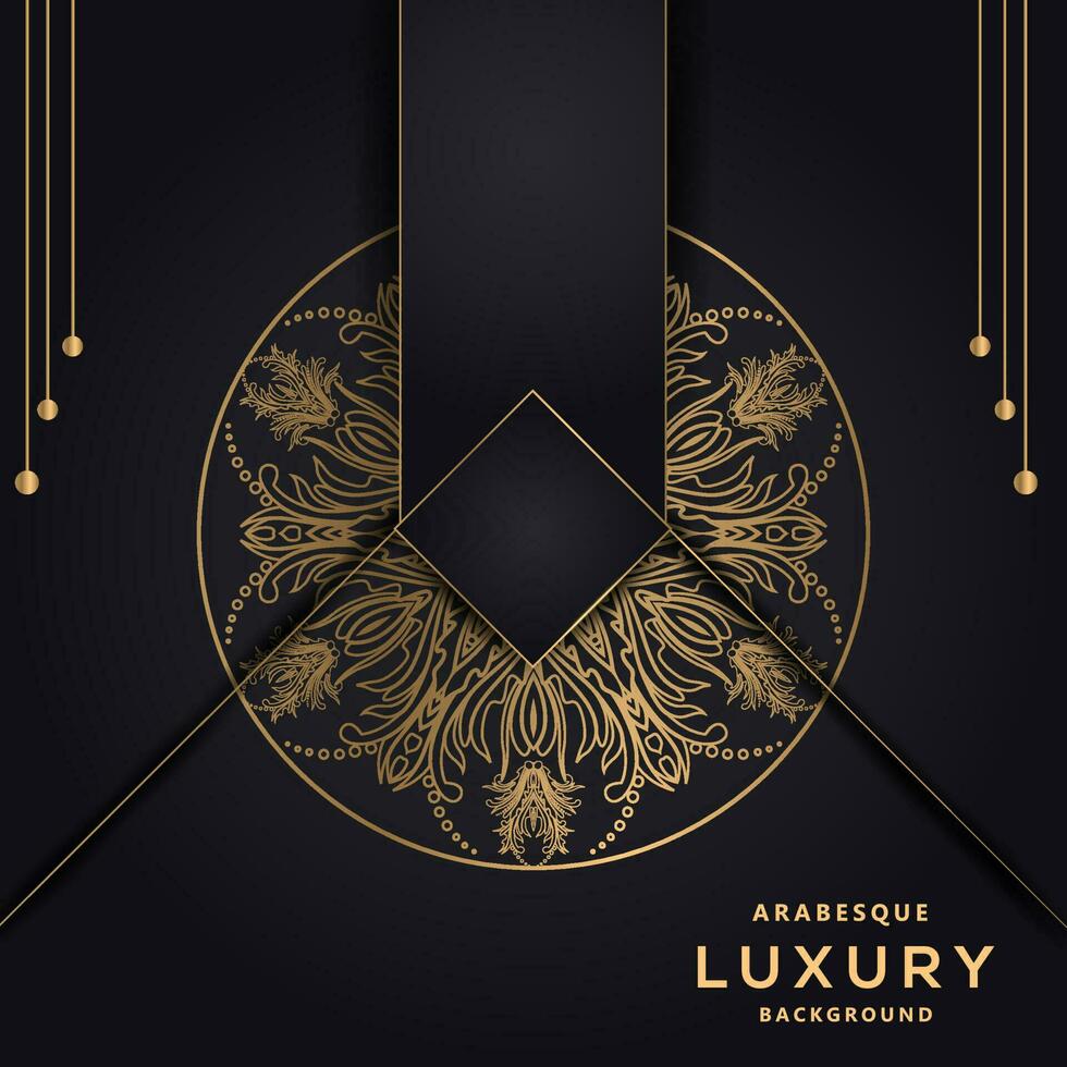 mandala with a luxury abstract background. Decorative mandala design for cards, covers, posters, print, banners, brochures, invitation card vector