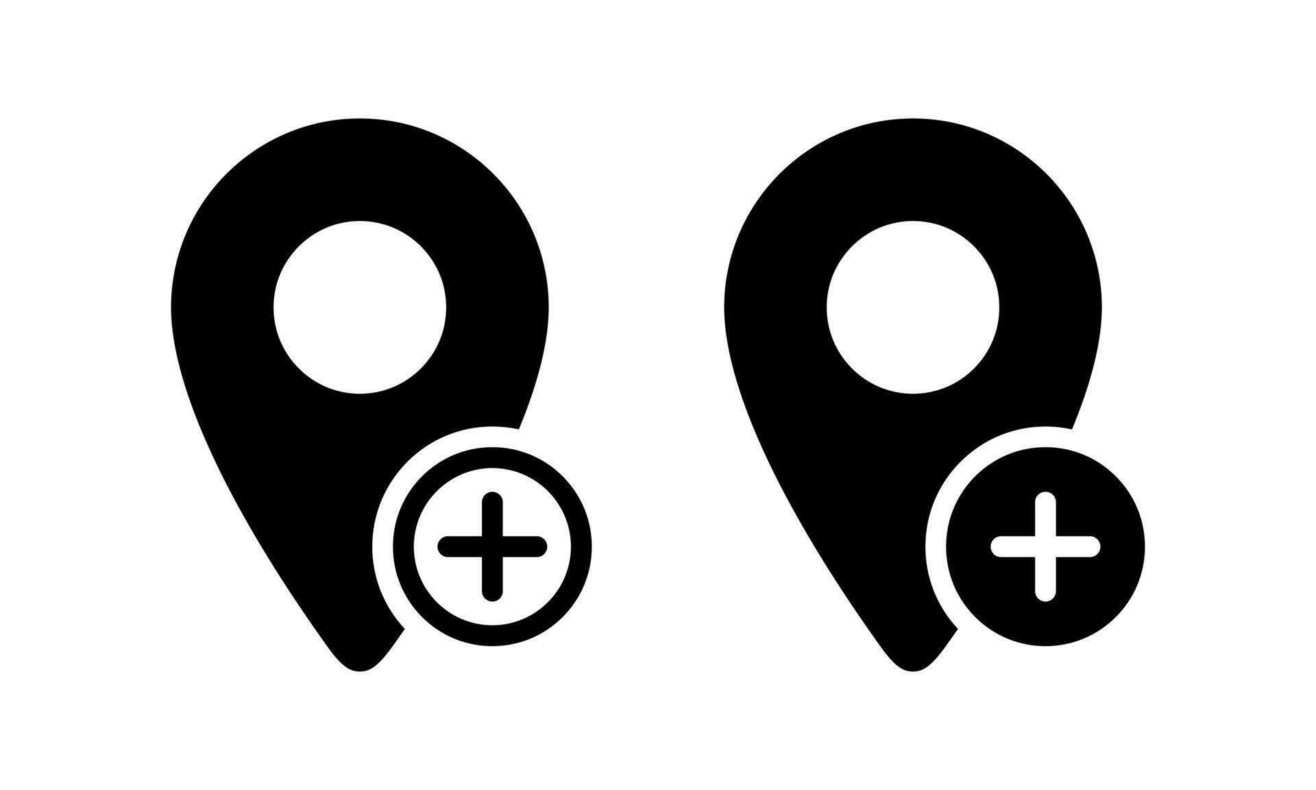 Add location icon vector. Map pin symbol concept 24398556 Vector Art at