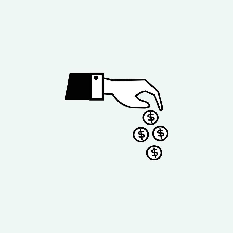 Money icon symbol vector