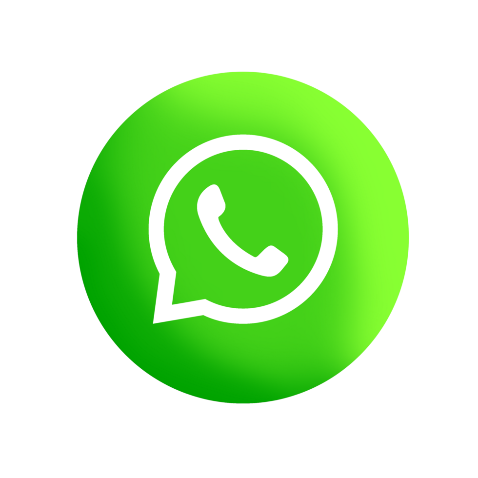 whatsapp logo icon isolated on transparent background png