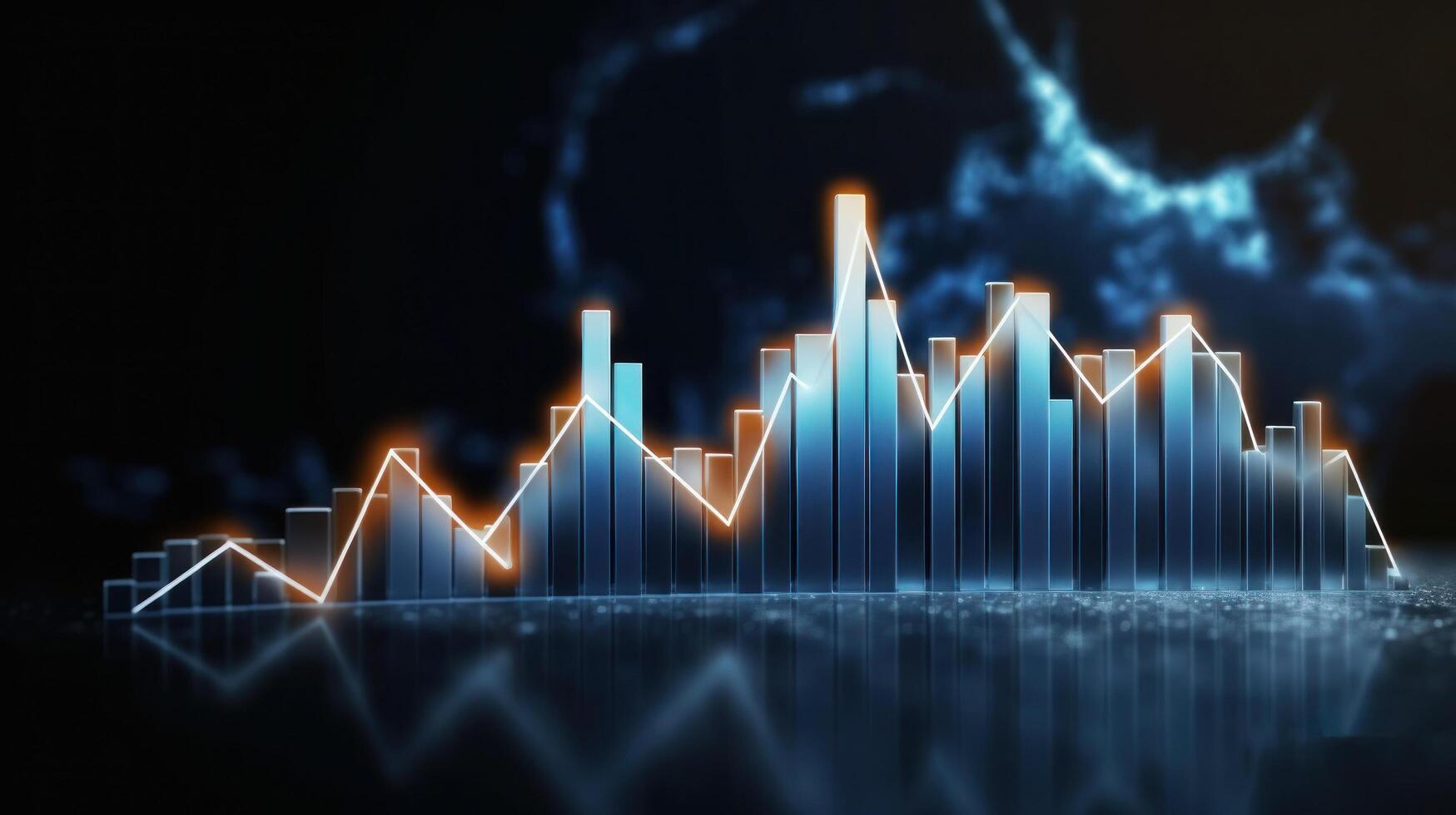 Global business background. Illustration photo