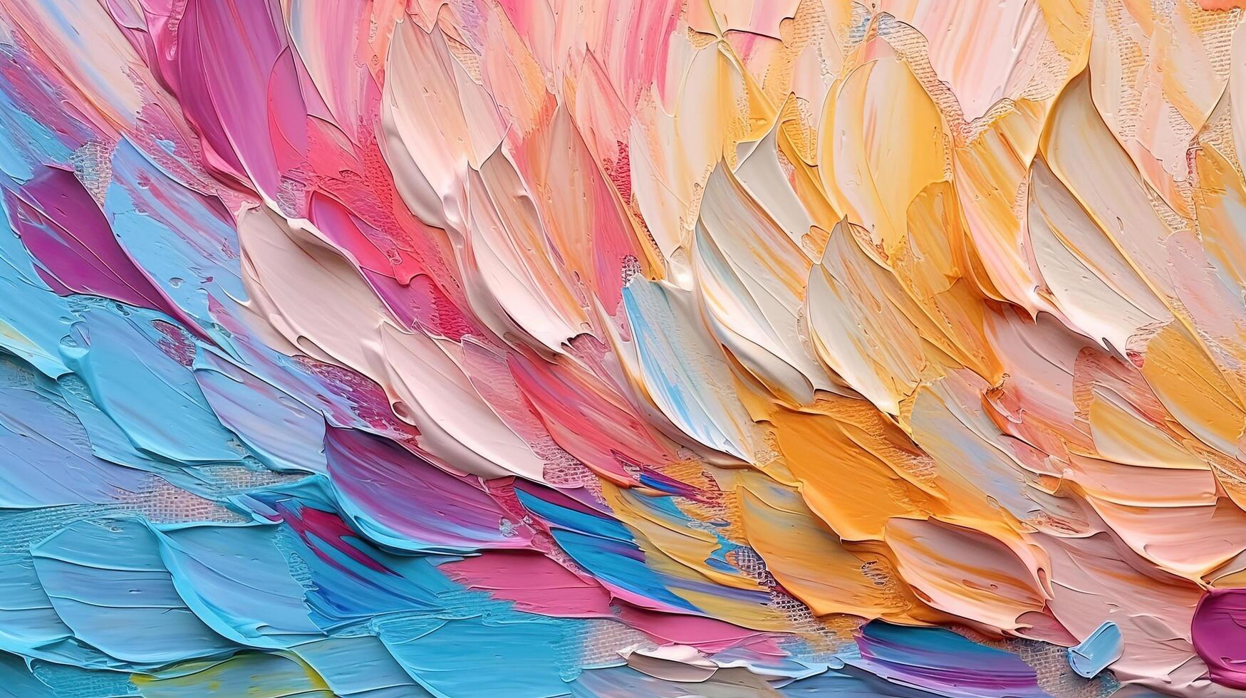 Abstract colorful oil painting background. Illustration photo