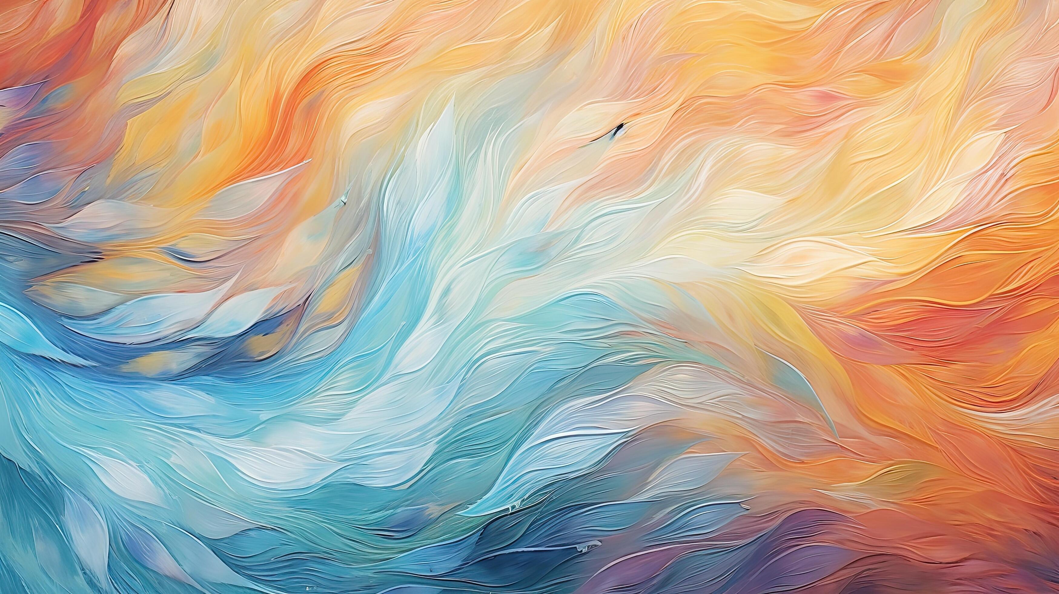 Abstract colorful oil painting background. Illustration 24398868 Stock