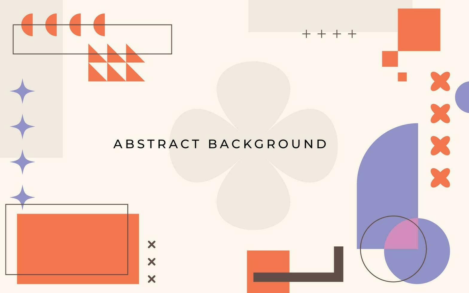 Abstract geometric shapes and textures background vector