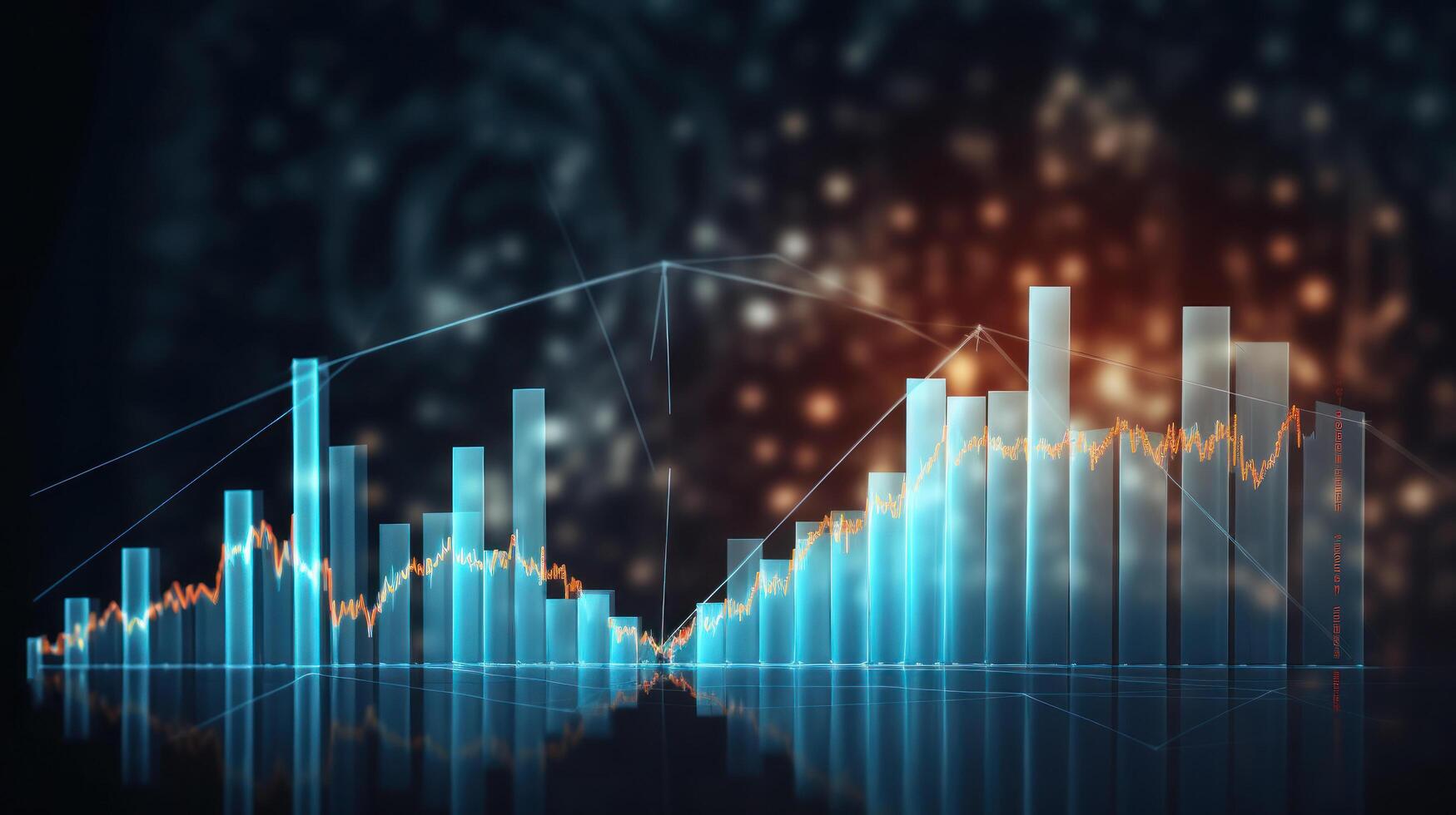 Global business background. Illustration photo