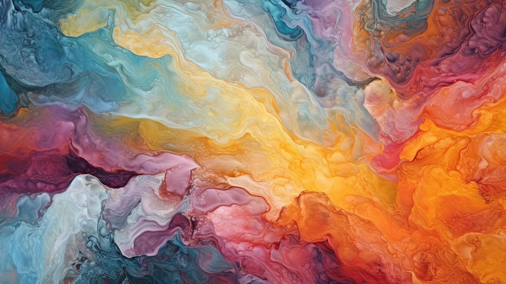 Abstract colorful oil painting background. Illustration photo
