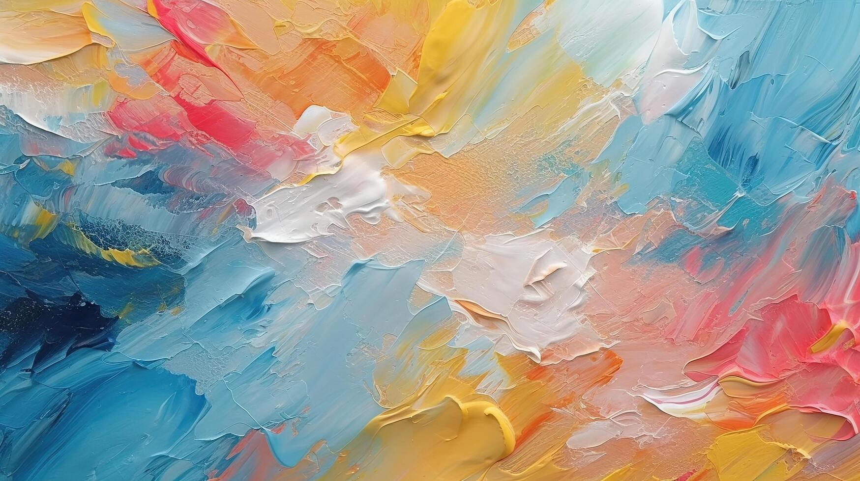 Abstract colorful oil painting background. Illustration 24399246 Stock