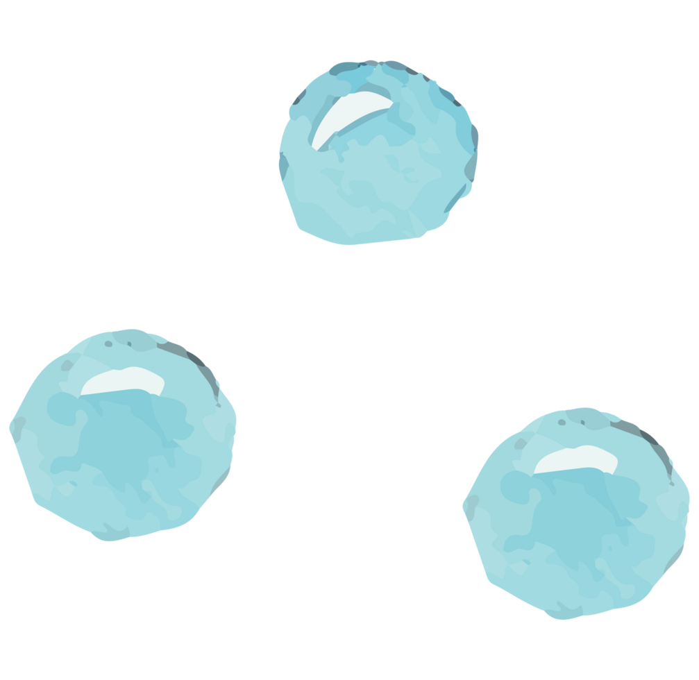 Water Bubbles Under The Sea Clip art Element Transparent Background