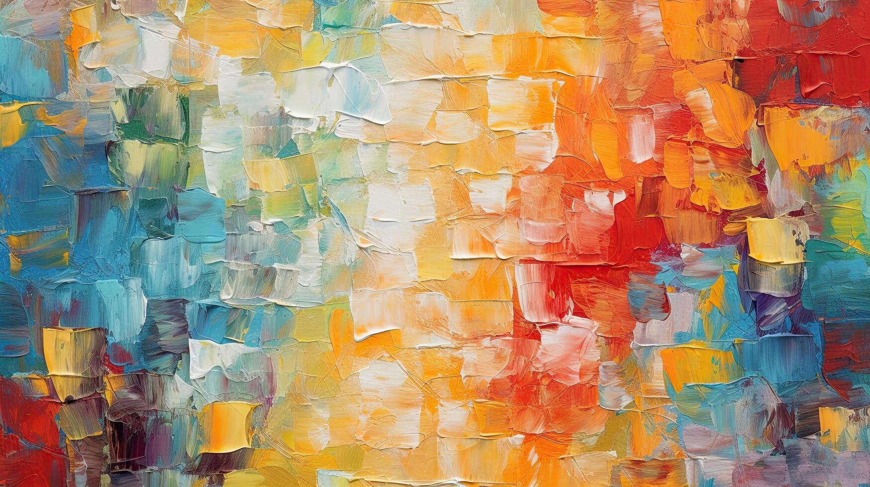 Abstract colorful oil painting background. Illustration photo