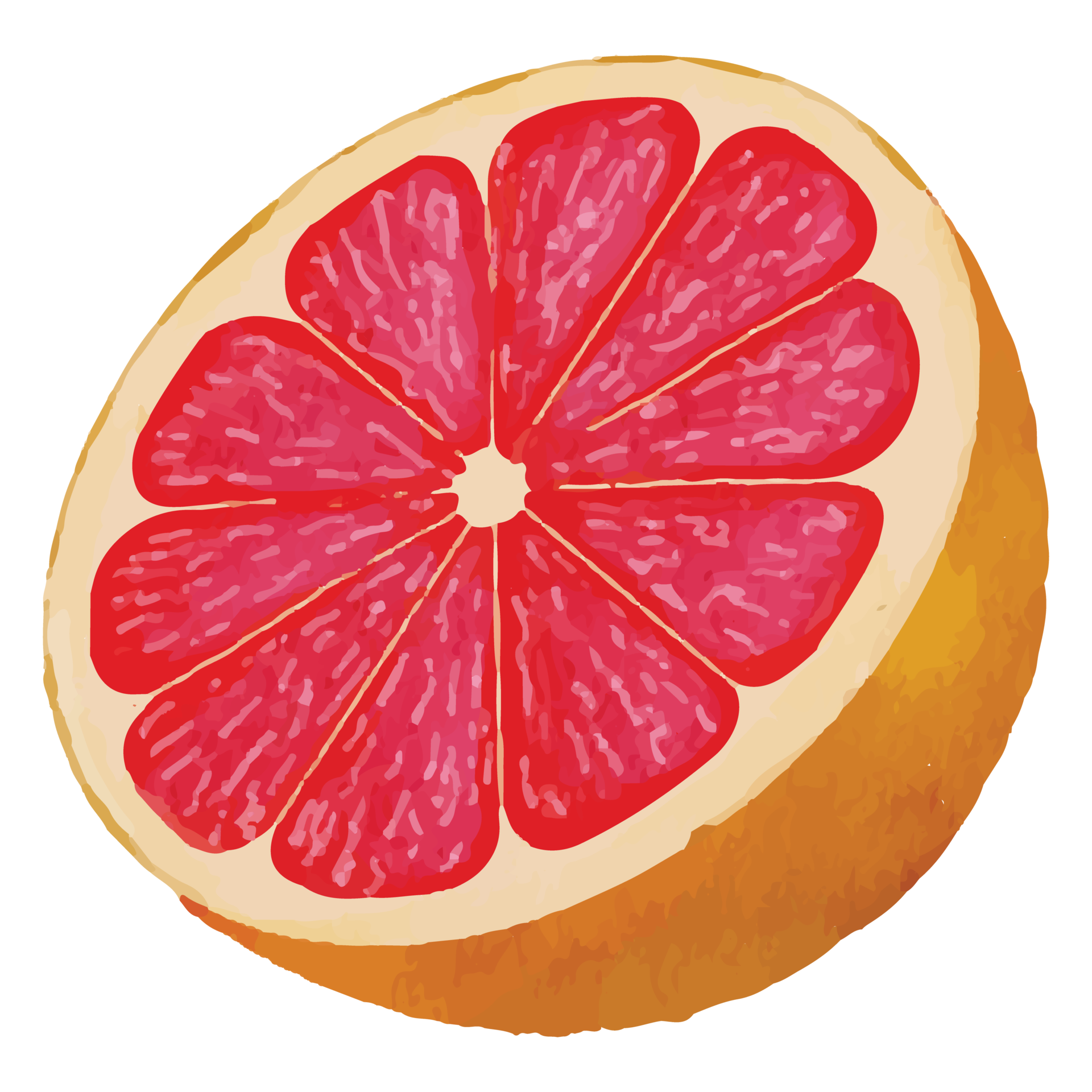 Orange Fruit Red Fruit Clip art Element Transparent Background 24399334 PNG
