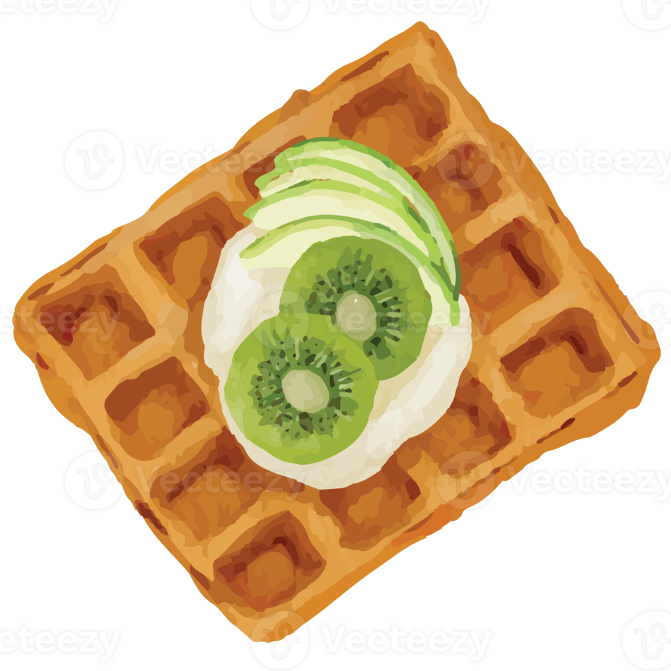 Waffle Pancake Clip art Element Transparent Background png