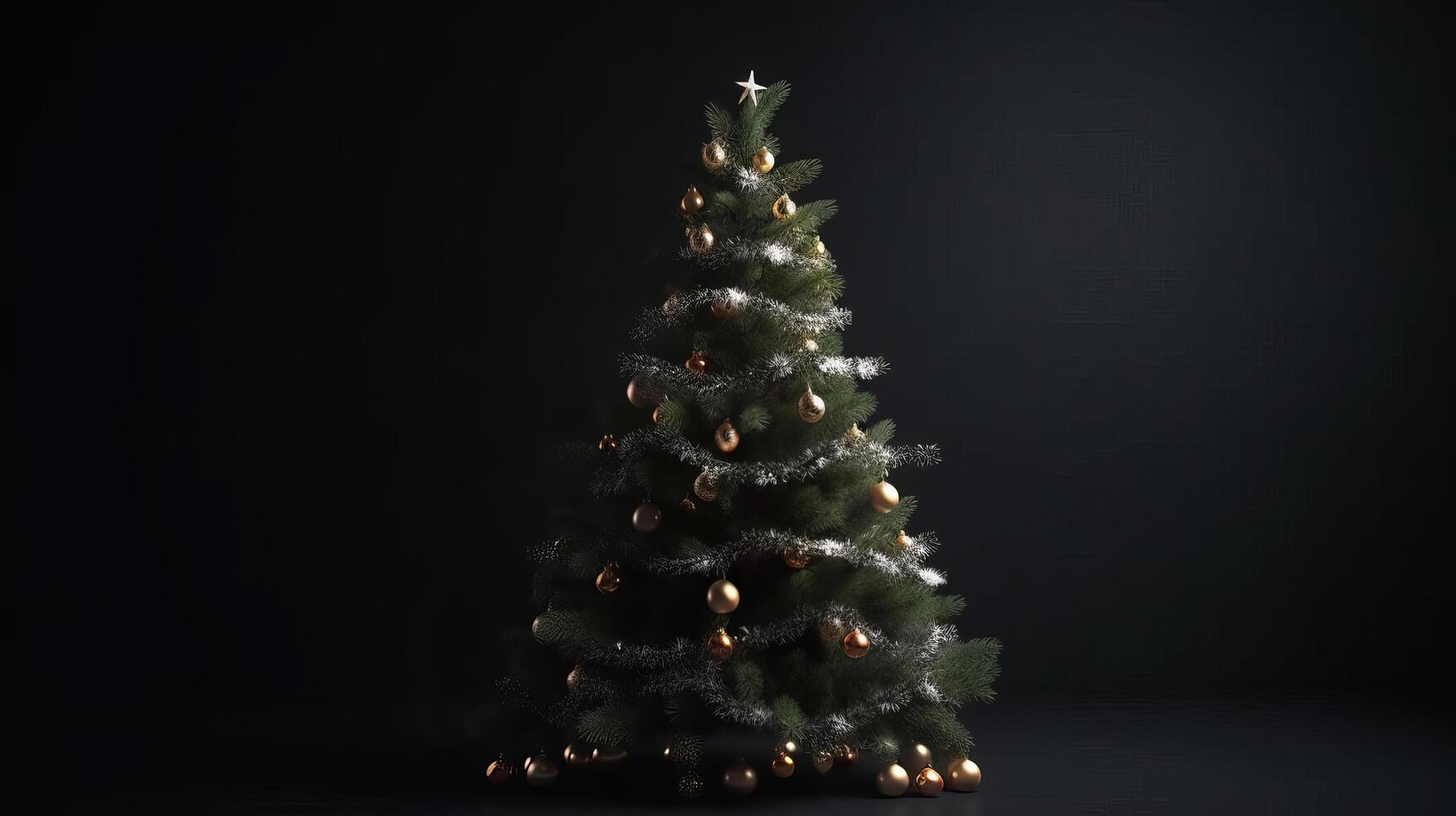 Christmas tree background. Illustration photo