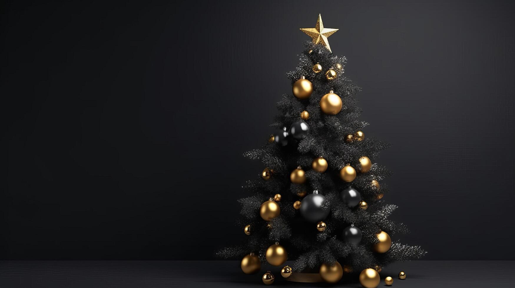 Christmas tree background. Illustration photo