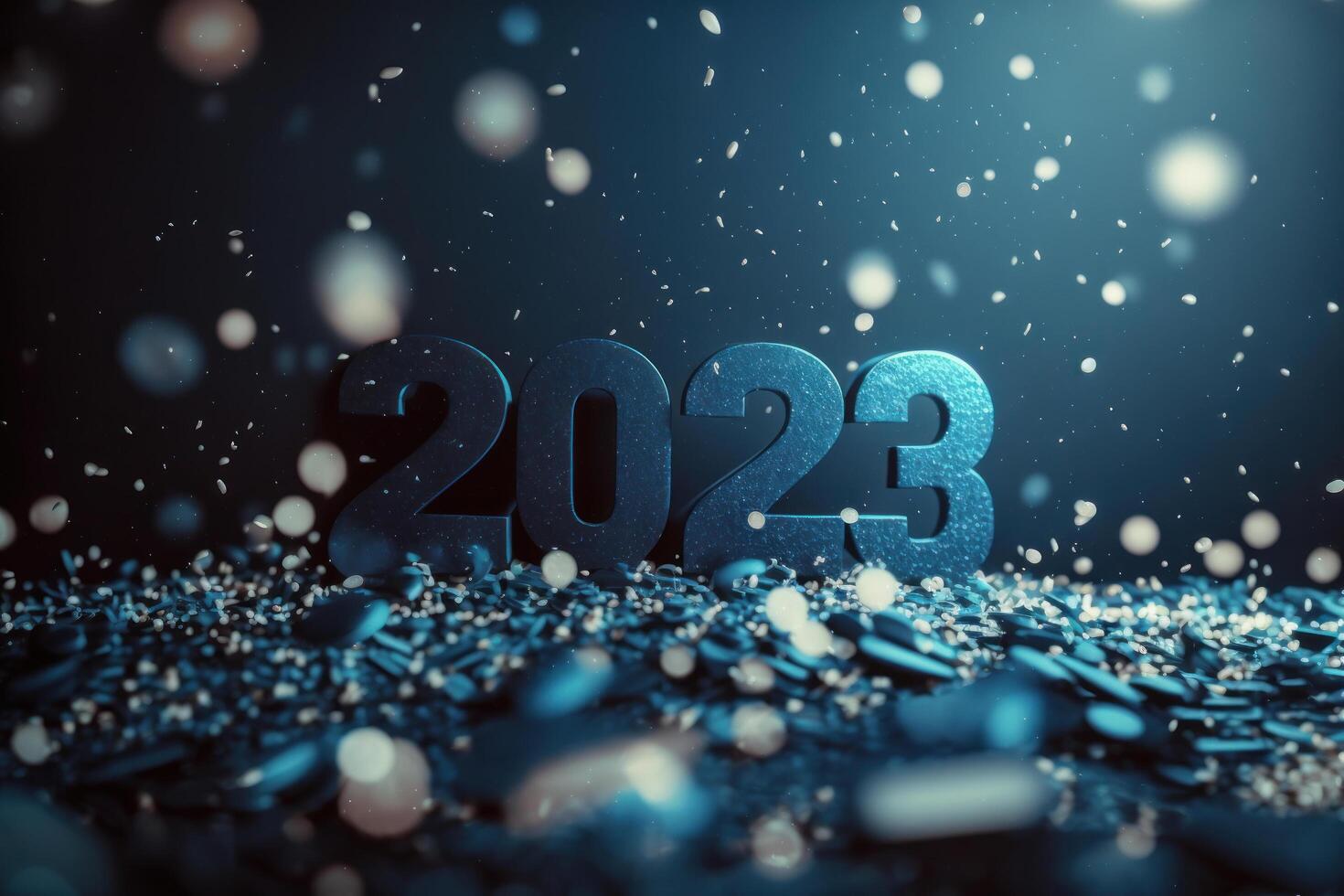 2023 graduation celebration background. Illustration photo
