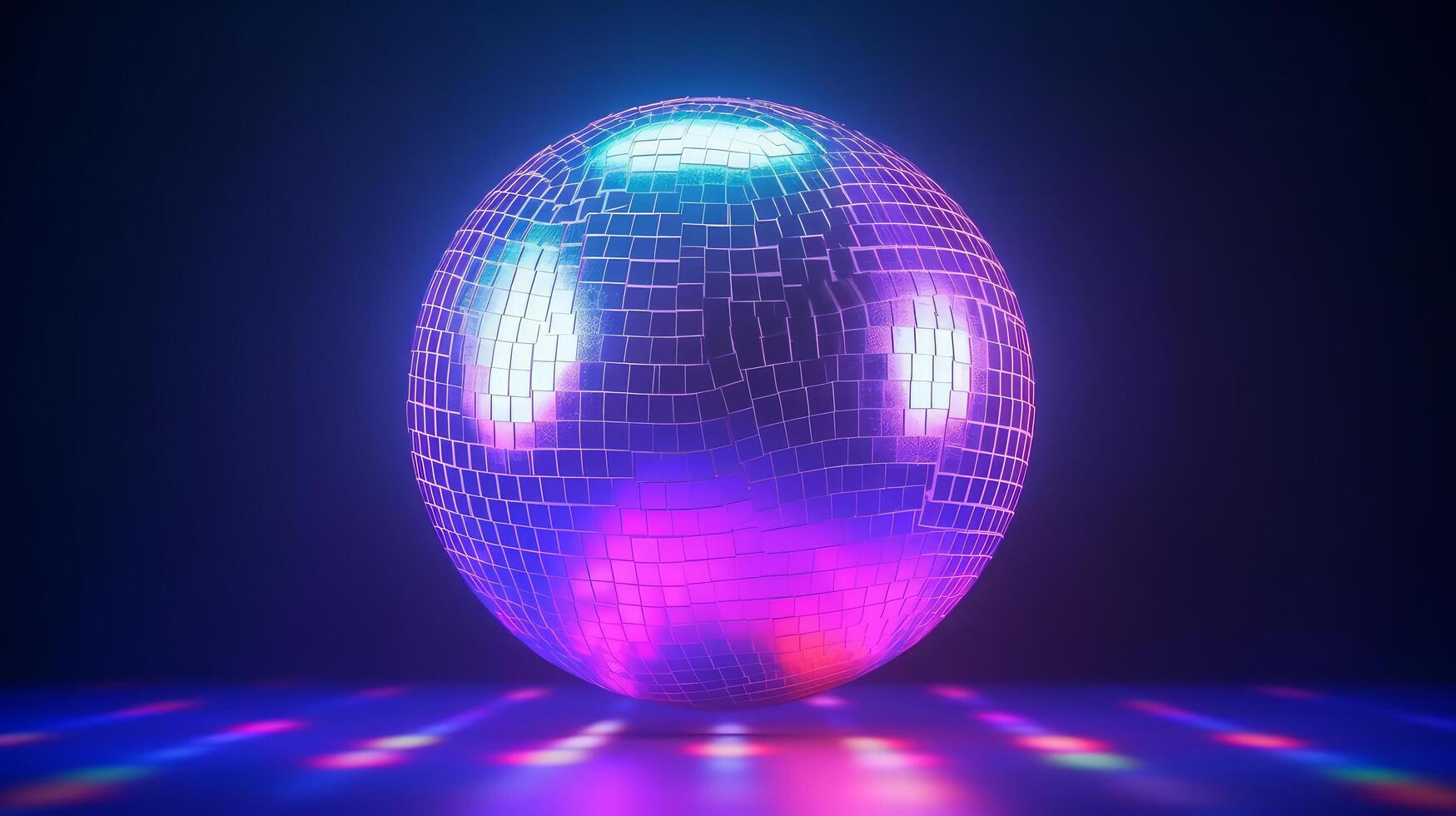 Disco ball background. Illustration photo
