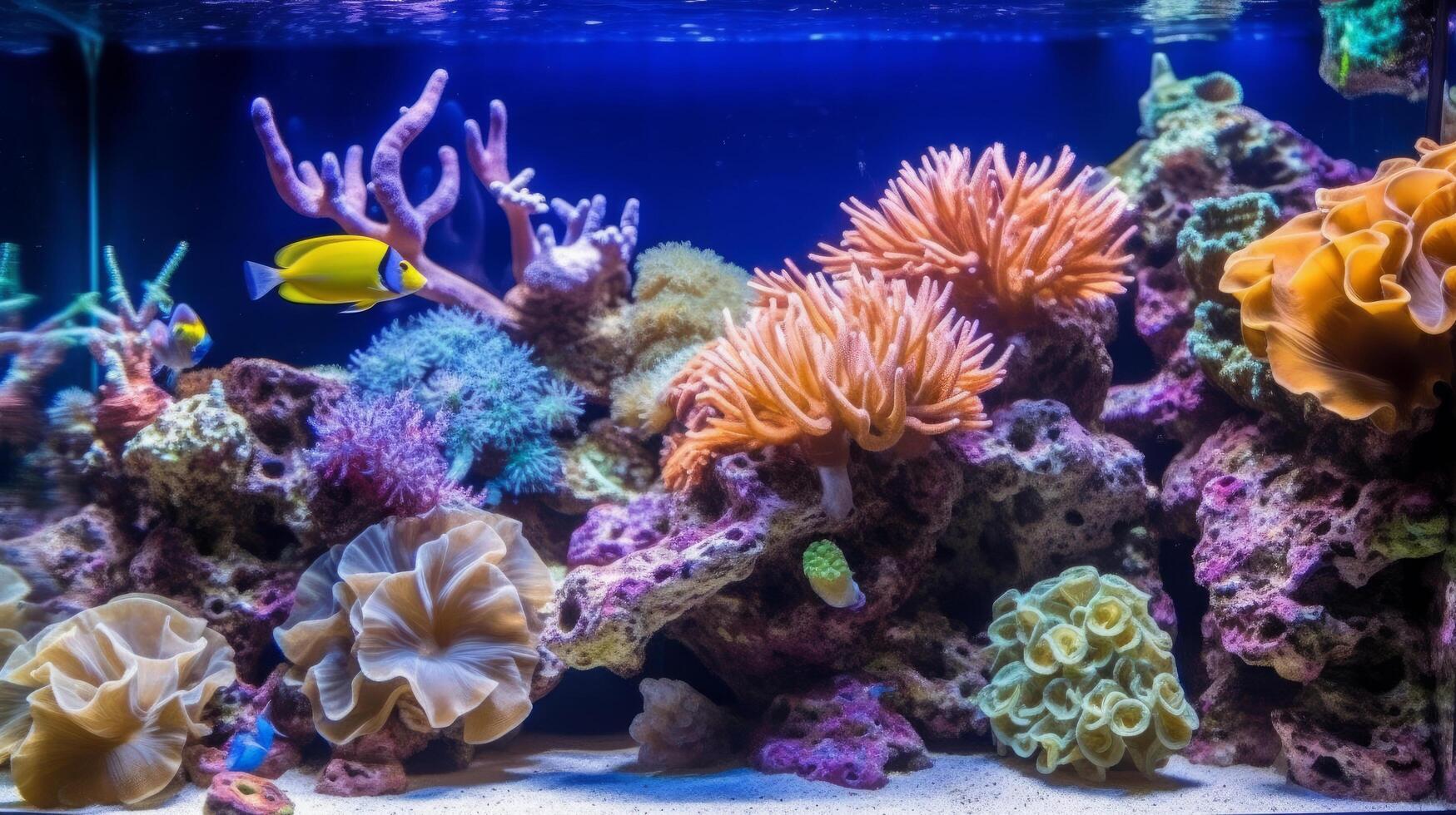 Beautiful sea reef background. Illustration photo