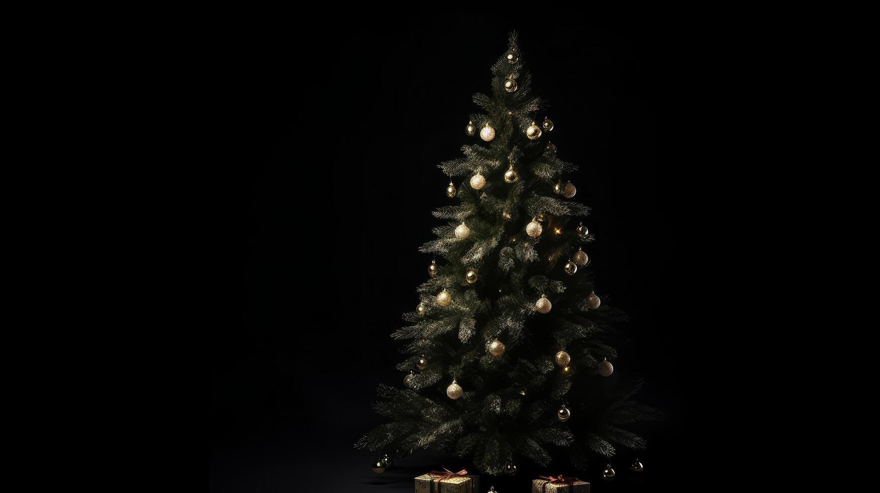 Christmas tree background. Illustration photo