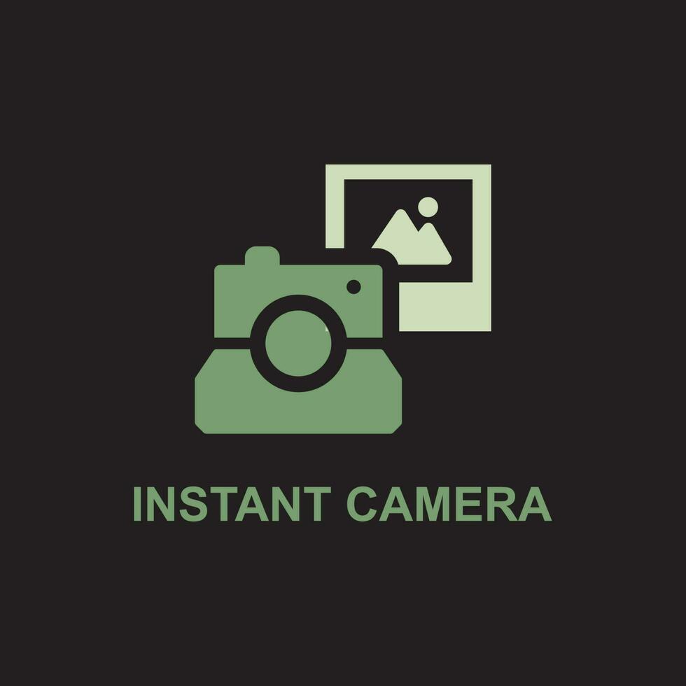 instant camera icon vector illustration