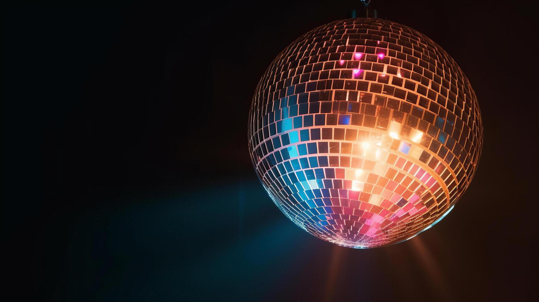 Disco ball background. Illustration photo