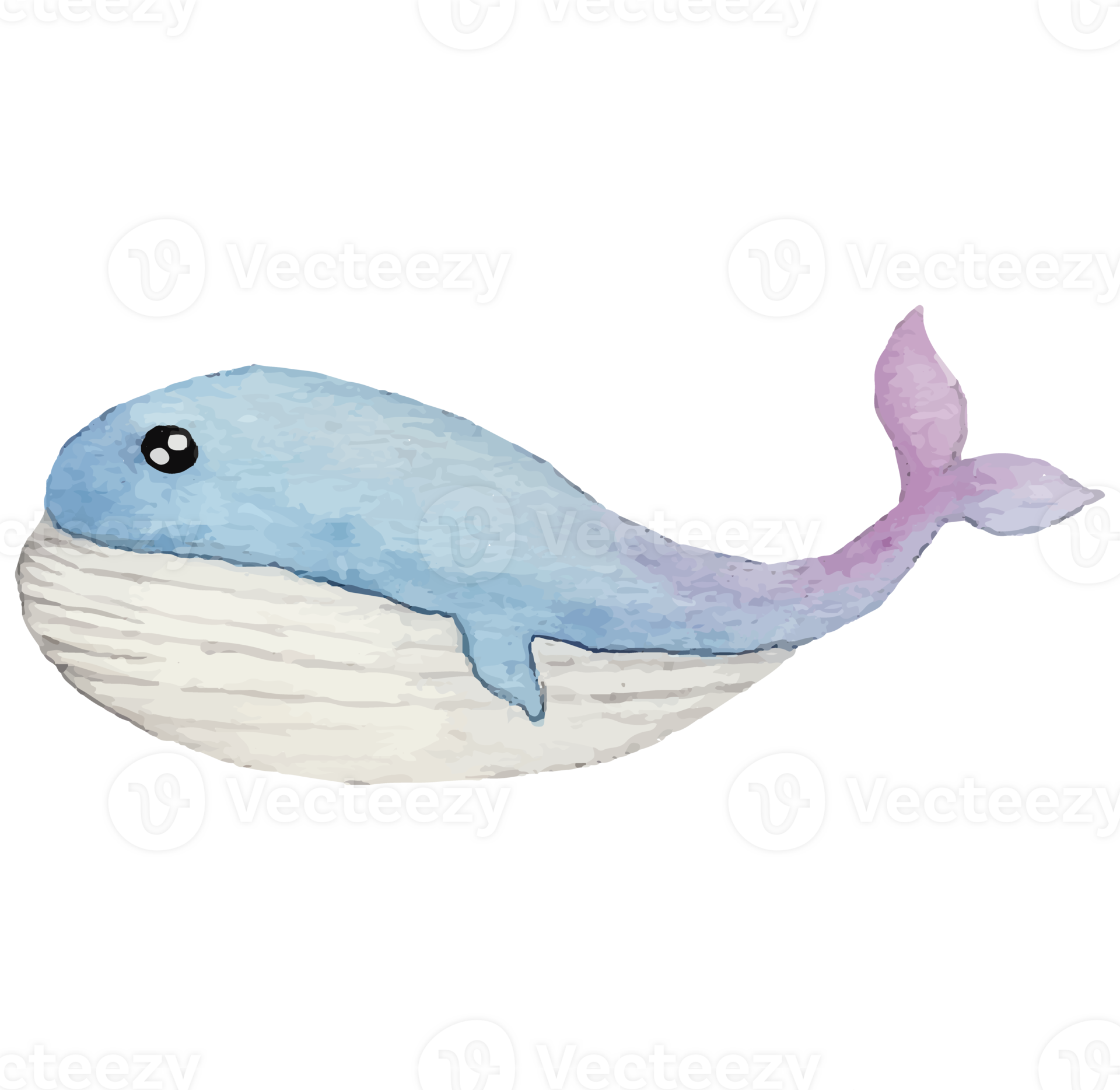 Whale Under The Sea Clip art Element Transparent Background 24400212 PNG