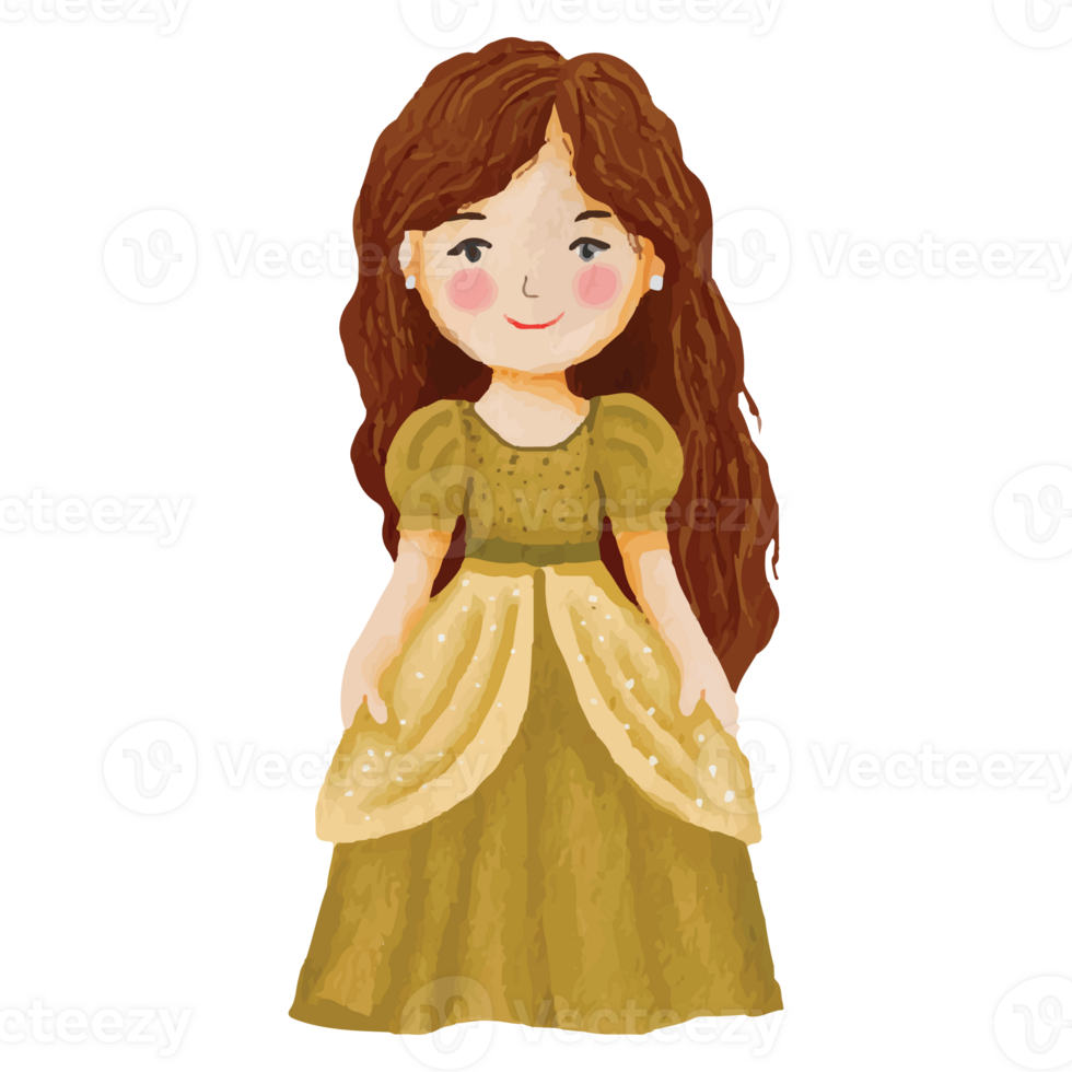 real y oro princesa acortar Arte elemento transparente antecedentes png