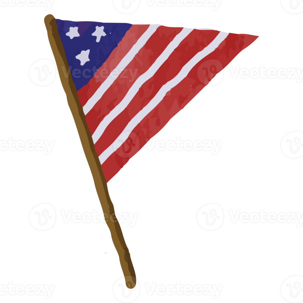 Independence Day American Flag 4th July png