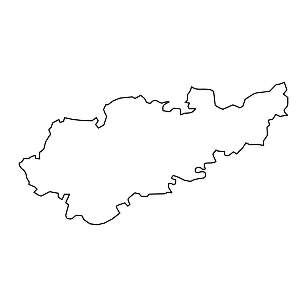 Smiltene Municipality map, administrative division of Latvia. Vector illustration.