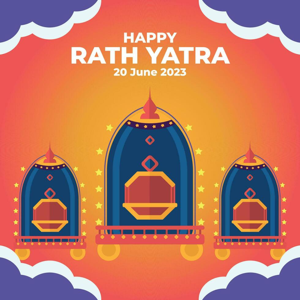 Ratha Yatra India vector