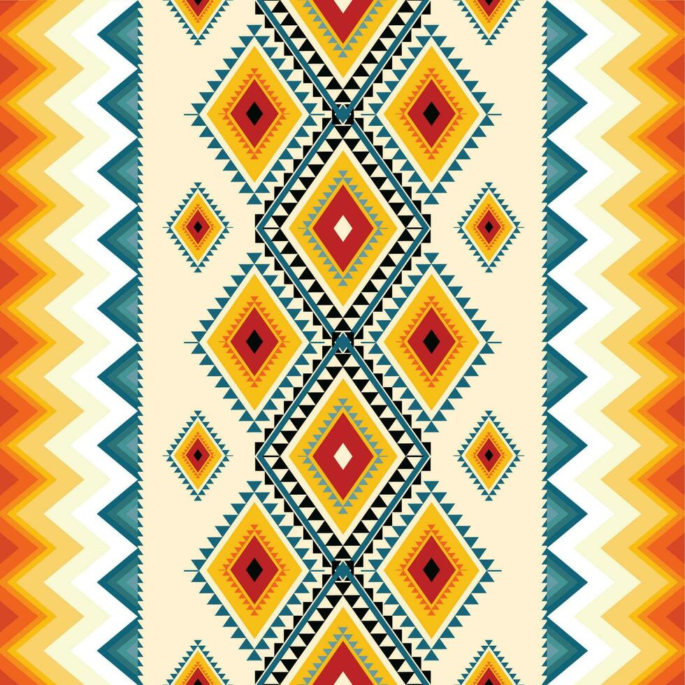 Geometric Ethnic Patterns. American, African,Western, Aztec, motif Navajo, and bohemian pattern styles. designed for background,wallpaper,print, carpet,wrapping,tile,salong, batik.vector illustration vector