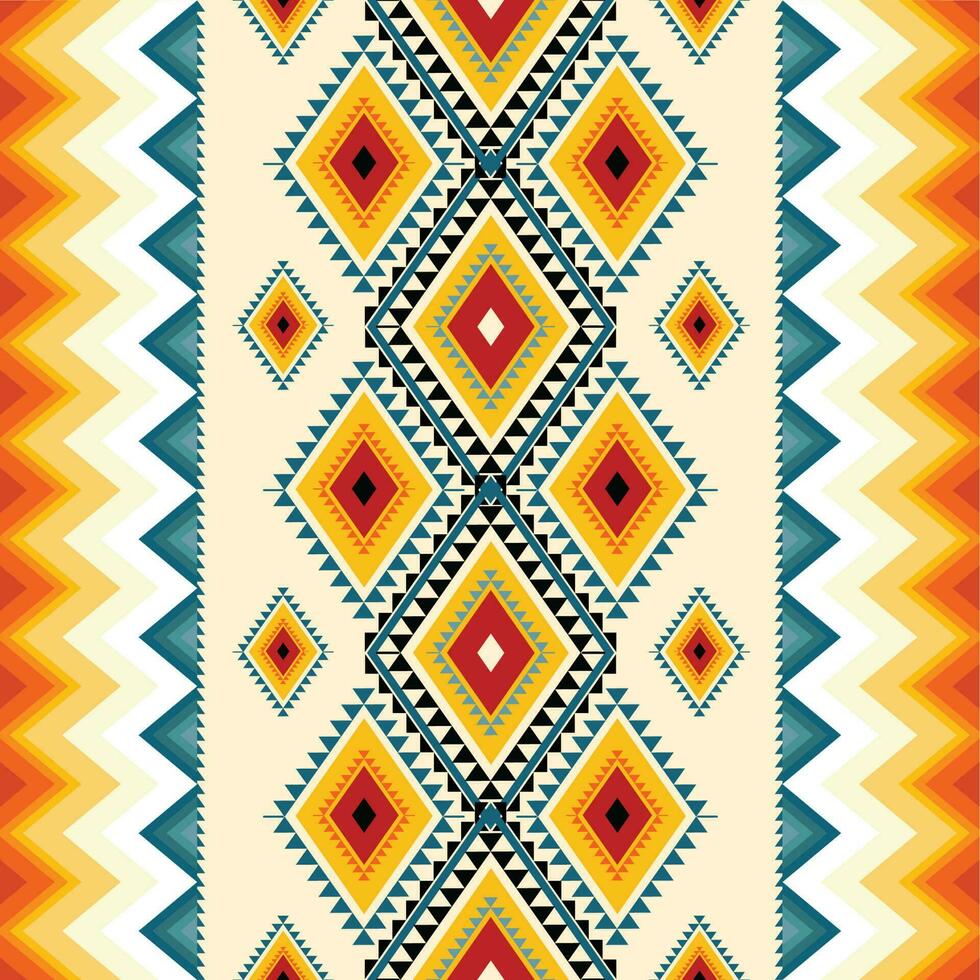 Geometric Ethnic Patterns. American, African,Western, Aztec, motif Navajo, and bohemian pattern styles. designed for background,wallpaper,print, carpet,wrapping,tile,salong, batik.vector illustration vector