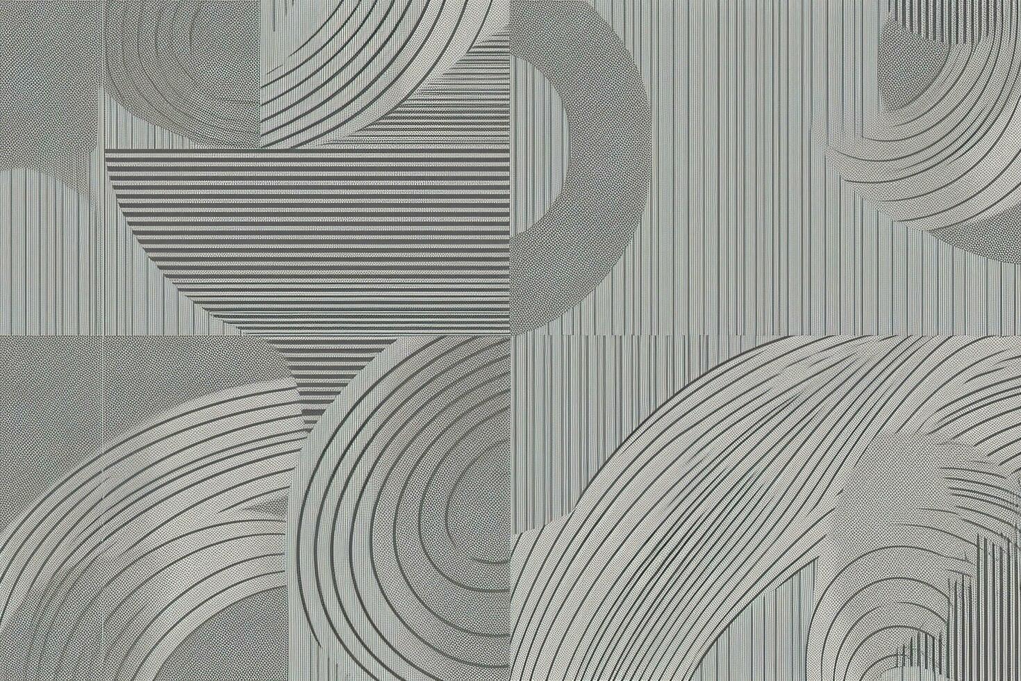 Gray geometric art pattern. Line art for creative design of posters, cards, wallpapers, banners, websites, prints etc. Works of modern art, generate ai photo