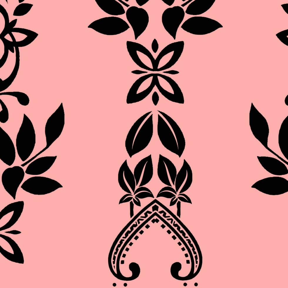 Abstract Floral colour vector pattern design suitable for fashion and fabric needs