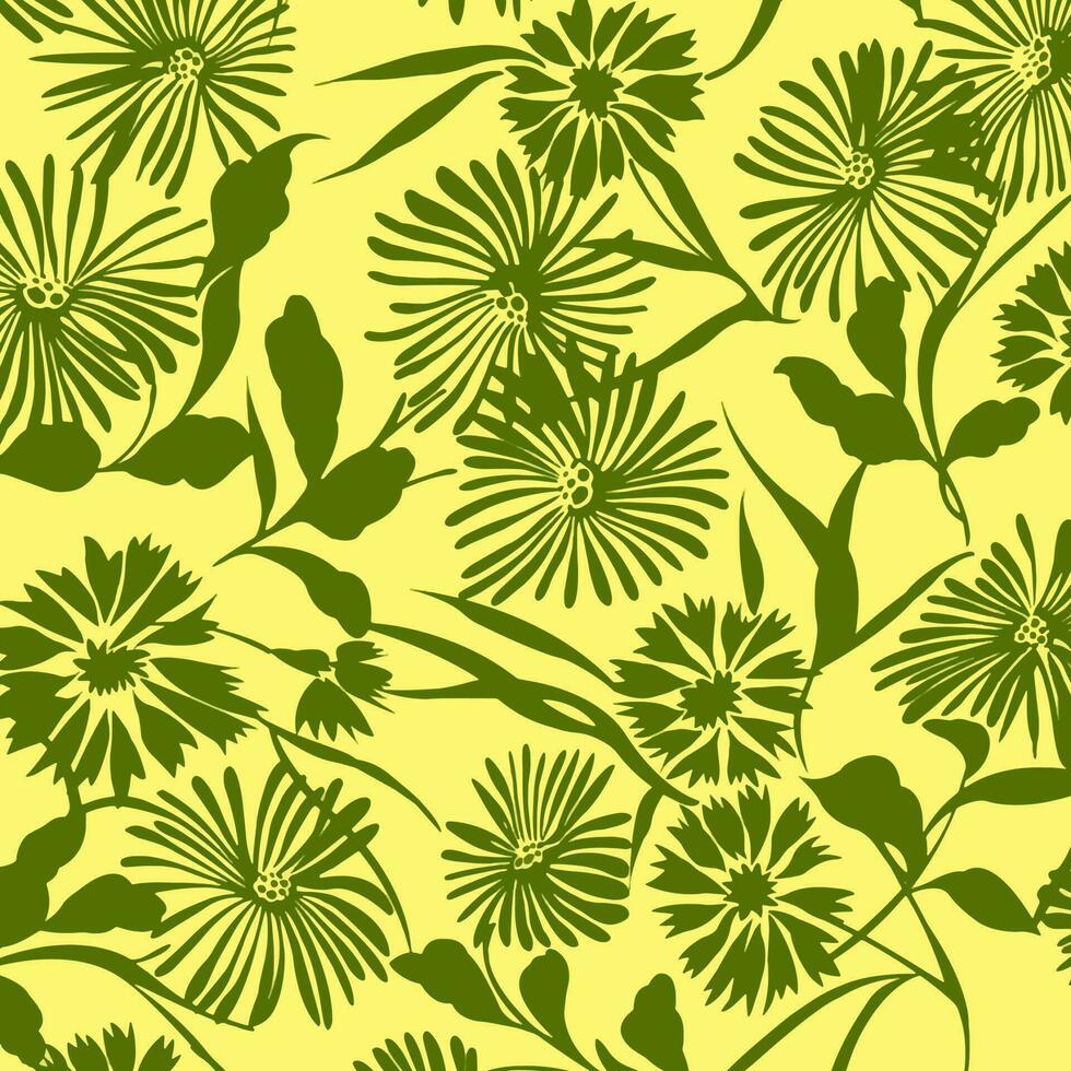 Abstract Floral colour vector pattern design suitable for fashion and fabric needs