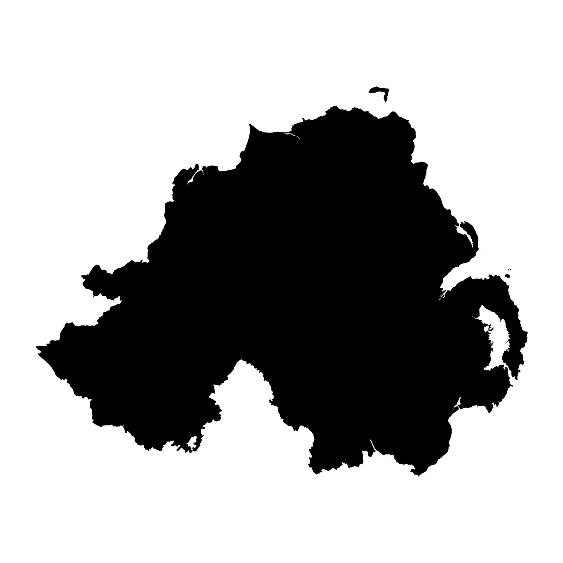 Northern Ireland map. Vector illustration. 24401974 Vector Art at Vecteezy