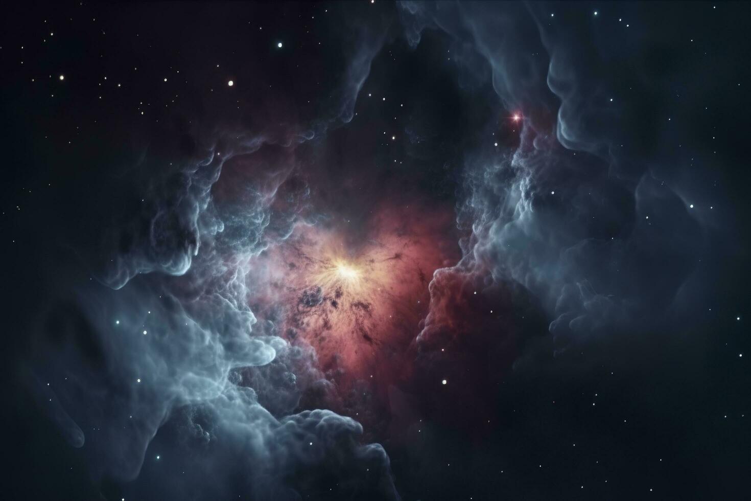 the Orion Nebula deep space objects , generate ai photo