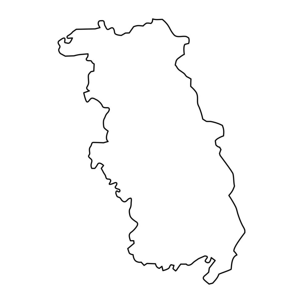 Ludza Municipality map, administrative division of Latvia. Vector illustration.