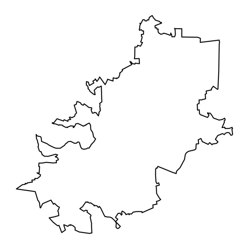 Vilnius map, administrative division of Lithuania. Vector illustration.