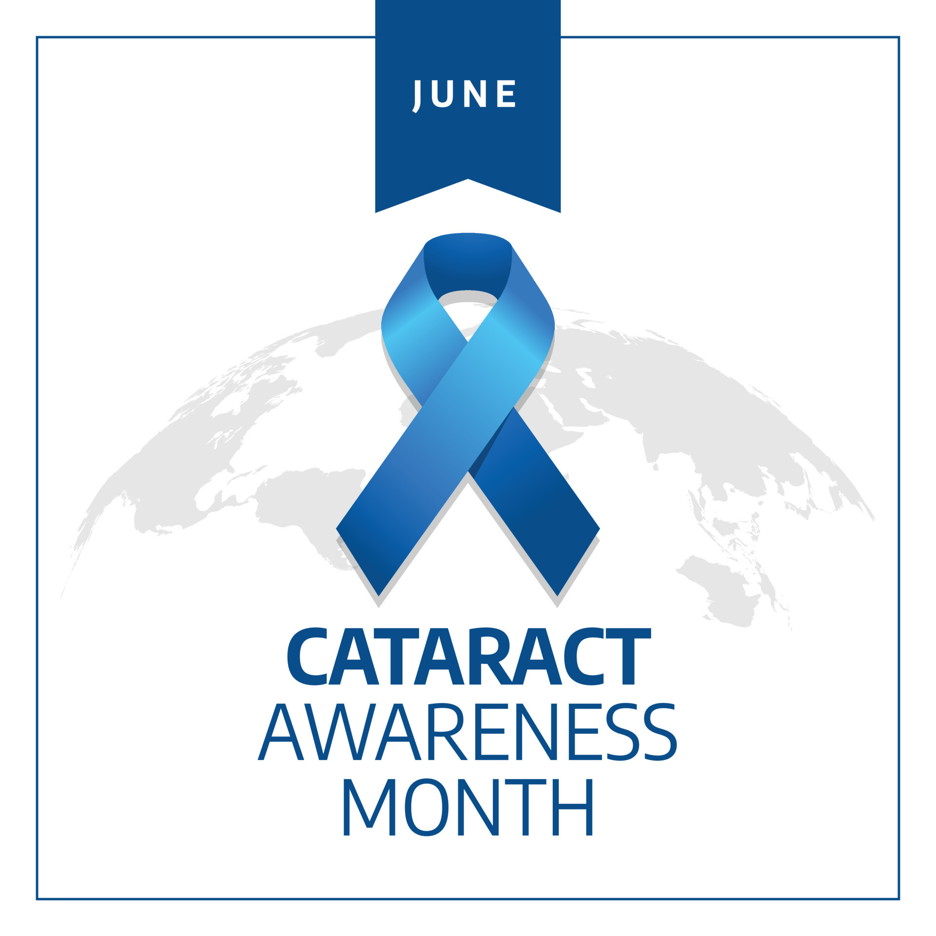vector graphic of Cataract Awareness Month good for Cataract Awareness