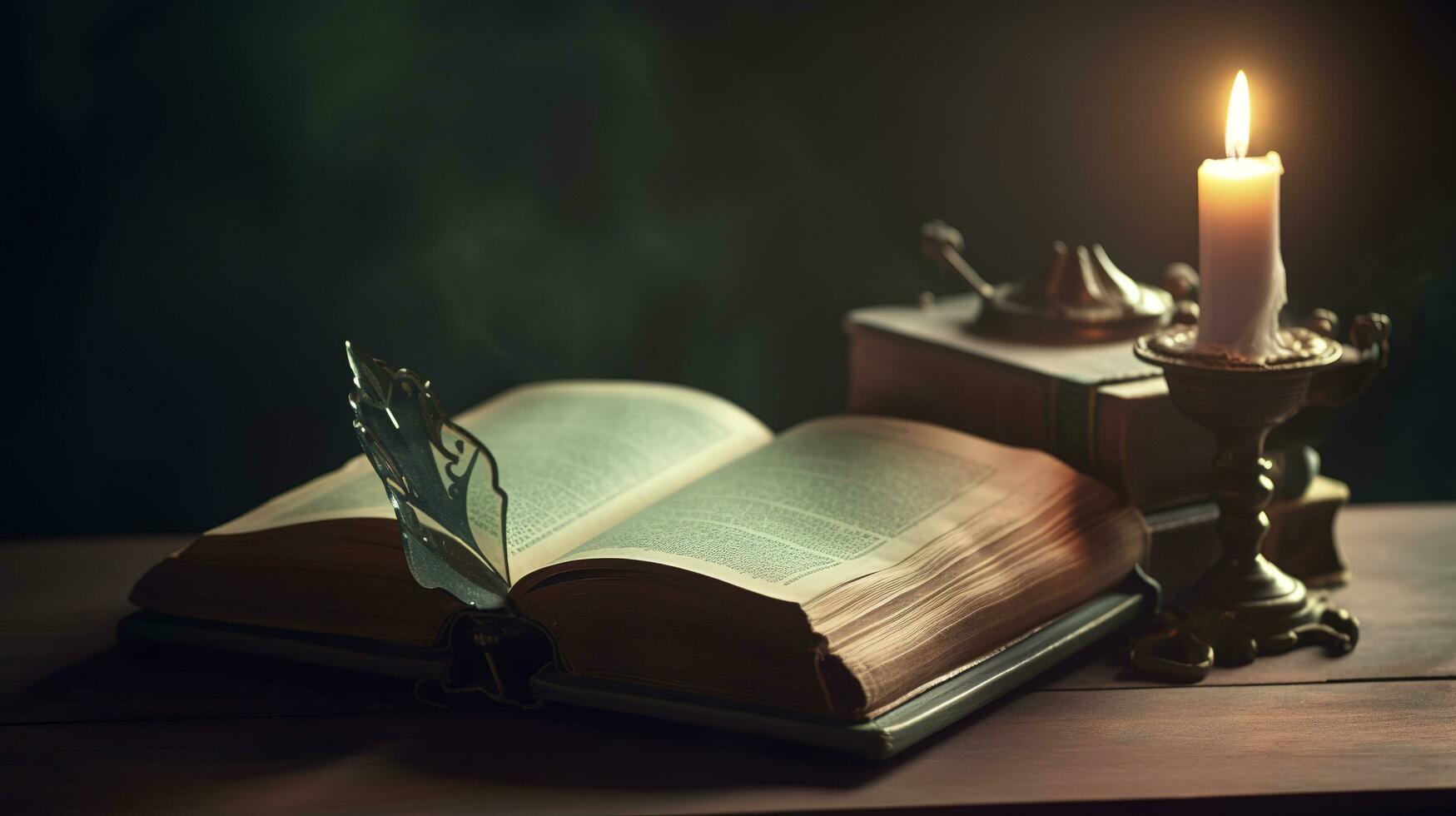 Open Book , generate ai photo