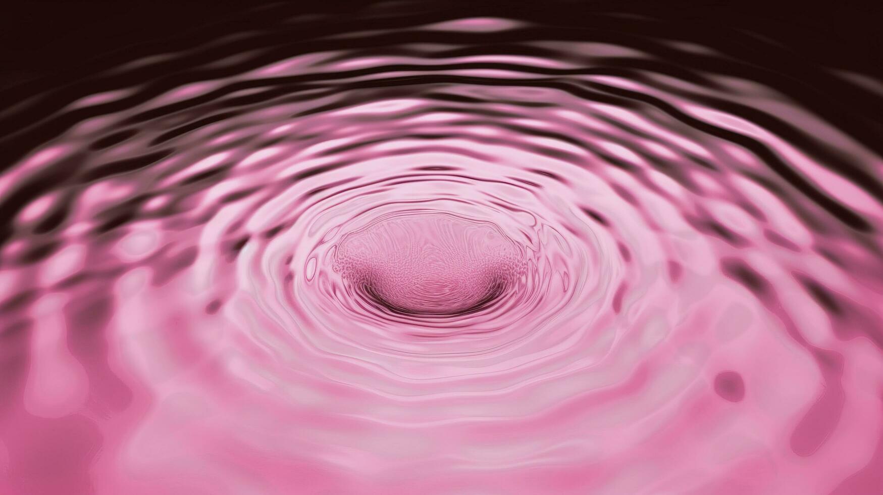 pink water drop circle ripple background, Background texture liquid wax for depilation of pink color, generate ai photo