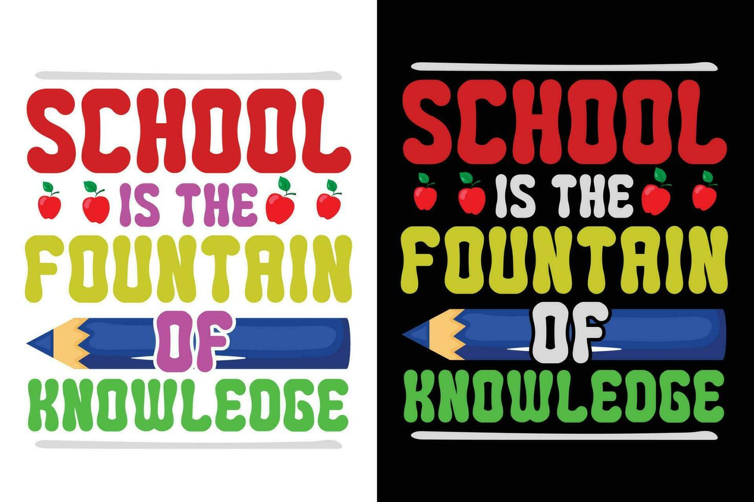 Back to school colorful t shirt design, kids t shirt, school t shirt, teacher and student shirt, vector