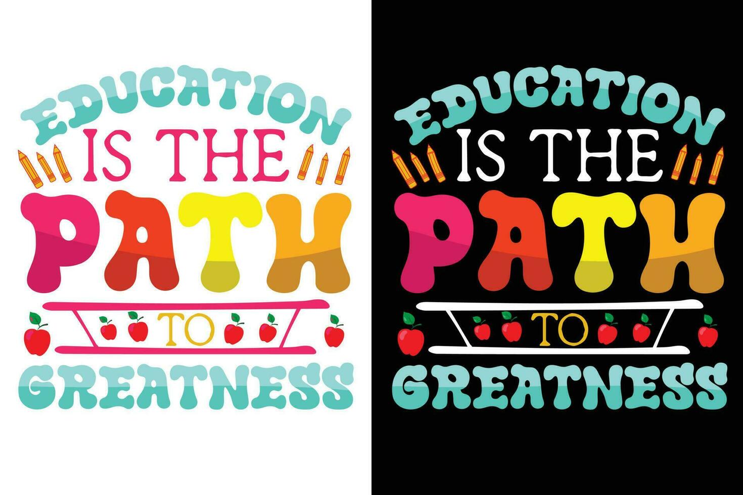 Back to school colorful t shirt design, kids t shirt, school t shirt, teacher and student shirt, vector