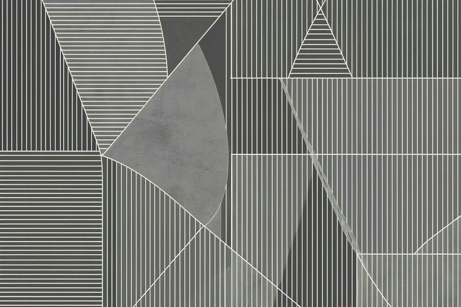 Gray geometric art pattern. Line art for creative design of posters, cards, wallpapers, banners, websites, prints etc. Works of modern art, generate ai photo