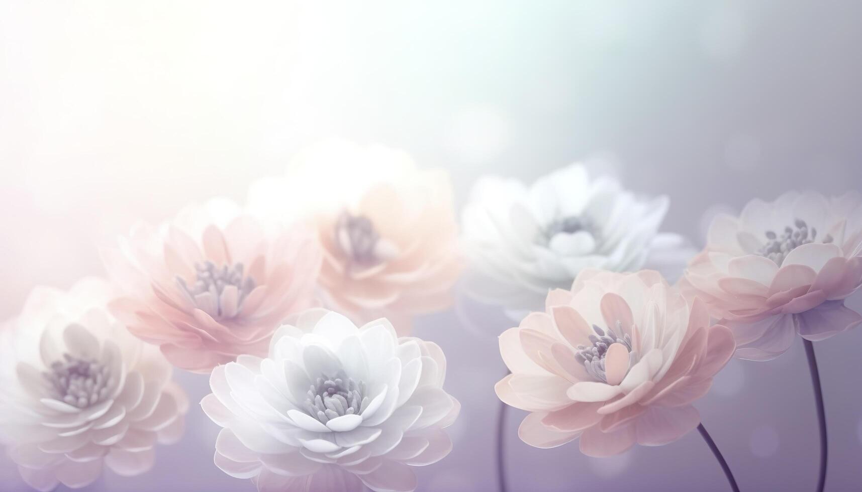 Soft dreamy sweet flower for love romance background, photo