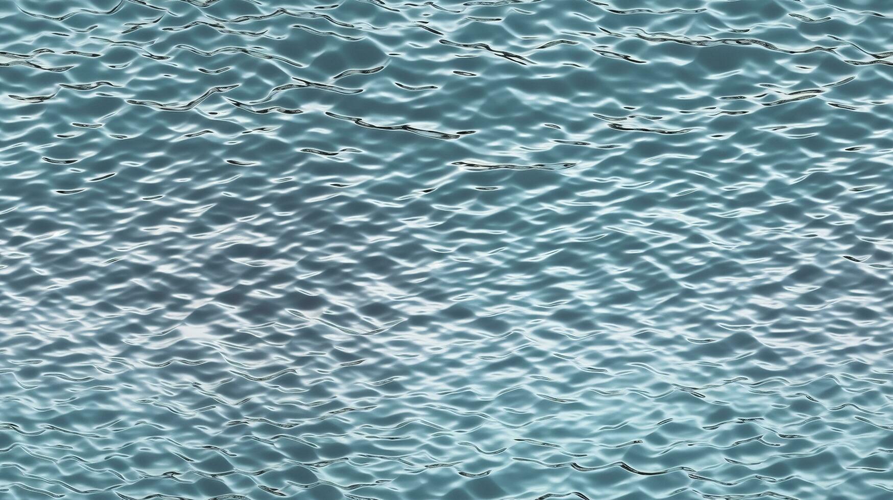 Blue water surface with ripple, natural background photo, generate ai photo